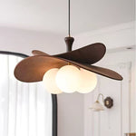 Bloom Petals Chandelier — Sculptural Fabric Pendant Light