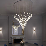 Ceramic Flower Pendant Light