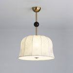Blossom Curve Modern Fabric Pendant Light for Dining Room and Bedroom
