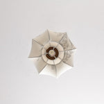 Blossom Lantern Pendant Light – Walnut Wood & Fabric Shade