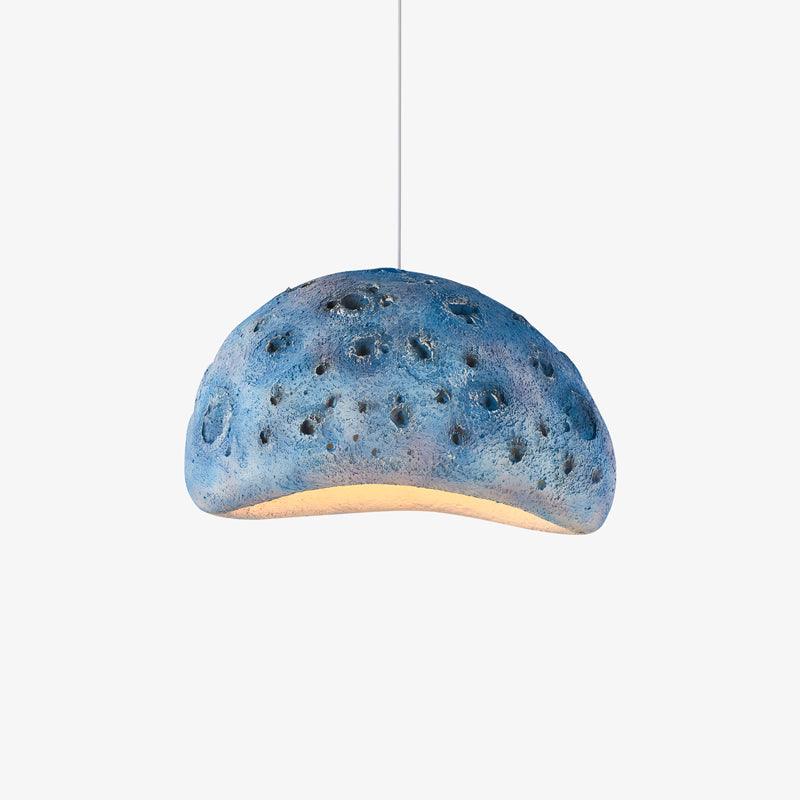 Lunara Blue Planet Pendant Light – Modern Designer Ceiling Lamp