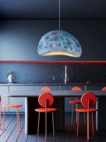 Lunara Blue Planet Pendant Light – Modern Designer Ceiling Lamp