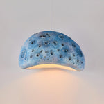 Lunara Blue Planet Pendant Light – Modern Designer Ceiling Lamp