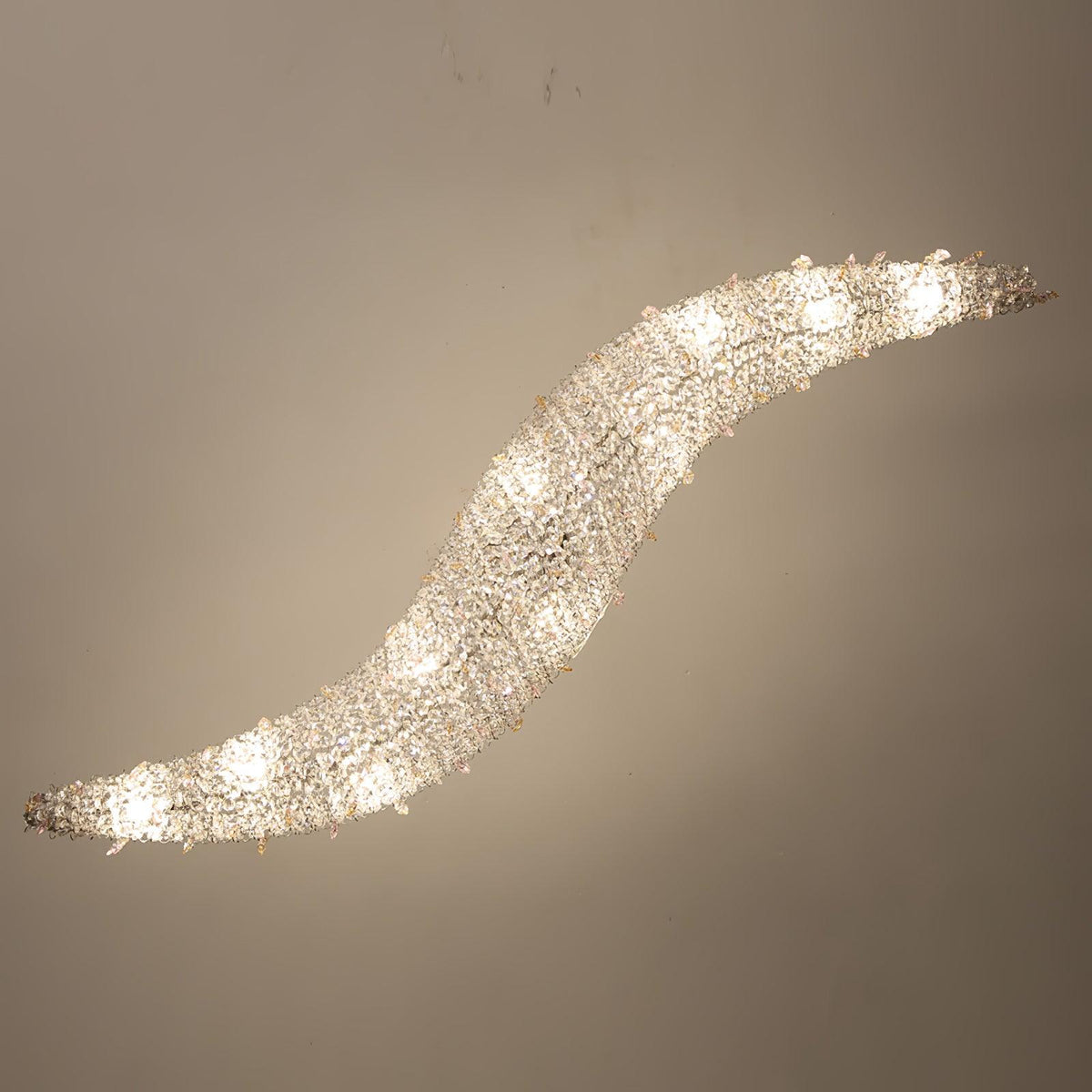 Boat Crystal Chandelier – Modern Linear LED Pendant for Dining & Living Rooms