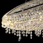 Boat Crystal Chandelier – Modern Linear LED Pendant for Dining & Living Rooms
