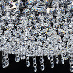 Boat Crystal Chandelier – Modern Linear LED Pendant for Dining & Living Rooms