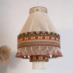 Artisan Woven Fringe Pendant Light for Boho Interiors
