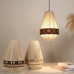 Artisan Woven Fringe Pendant Light for Boho Interiors