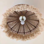 Tidecroft Tassel Pendant Light – Handwoven Hemp Rope Bohemian Chandelier
