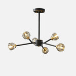 Crystal Ball Round Cluster Chandelier
