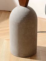Branche Lantern Wooden Floor Lamp with Side Table for Living Room