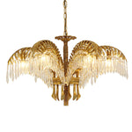 brass-palm-leaf-crystal-chandelier