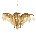 brass-palm-leaf-crystal-chandelier