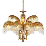 brass-palm-leaf-crystal-chandelier
