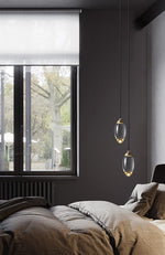 Brass crystal Pendant Lamp