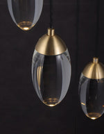 Brass crystal Pendant Lamp