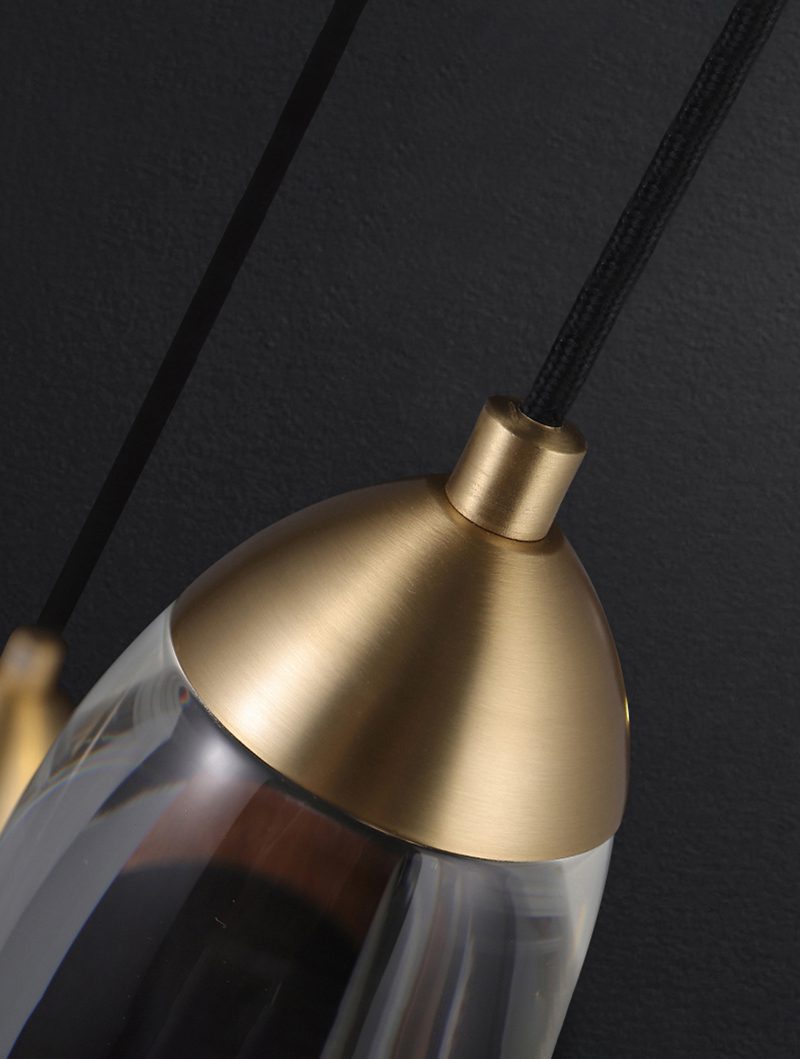 Brass crystal Pendant Lamp