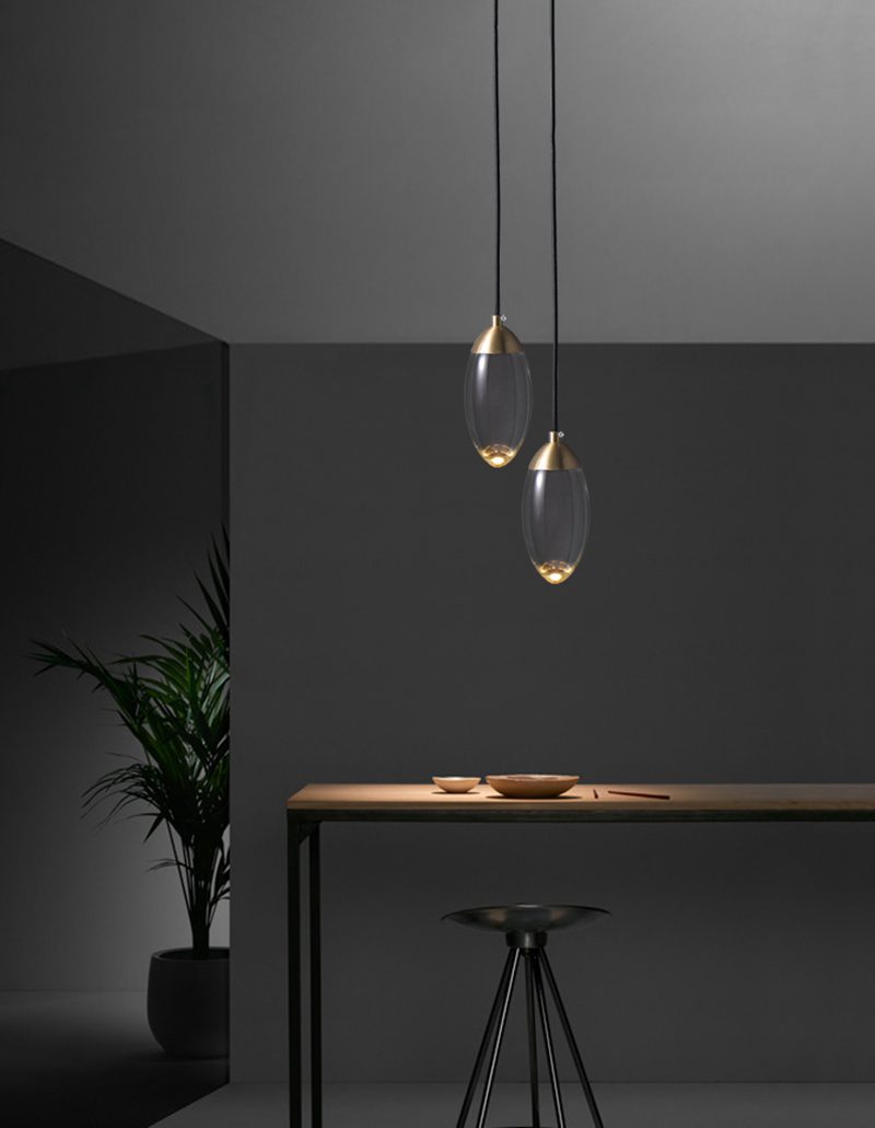 Brass crystal Pendant Lamp