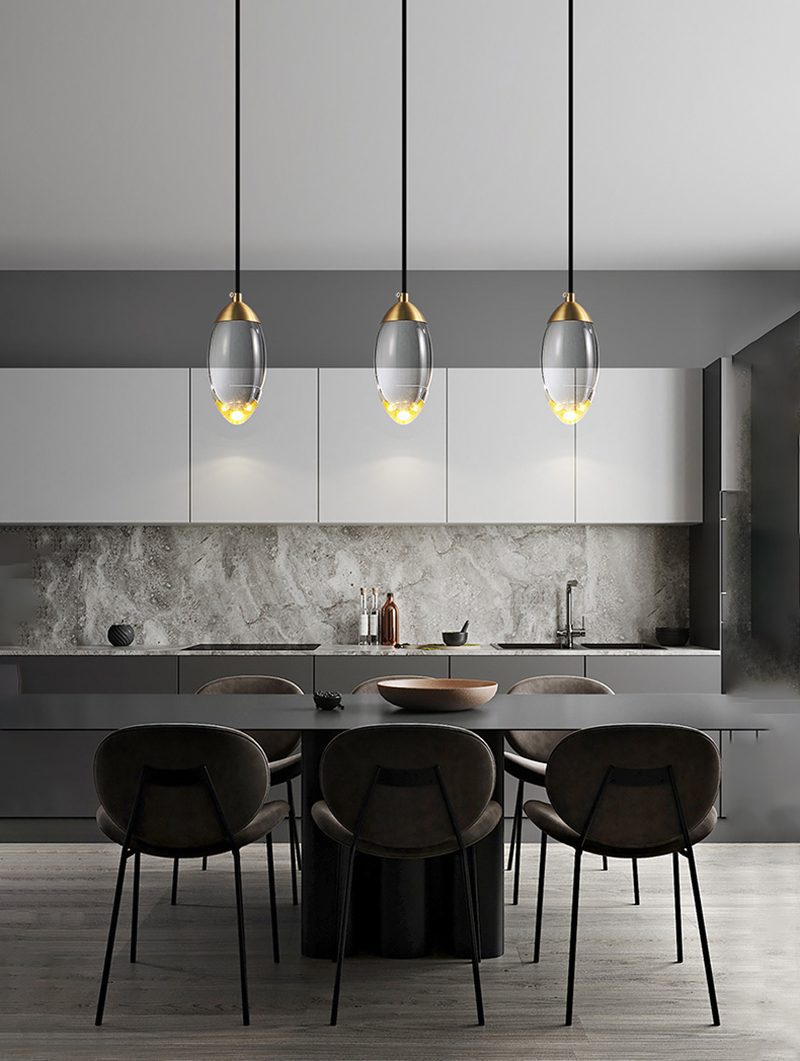 Brass crystal Pendant Lamp
