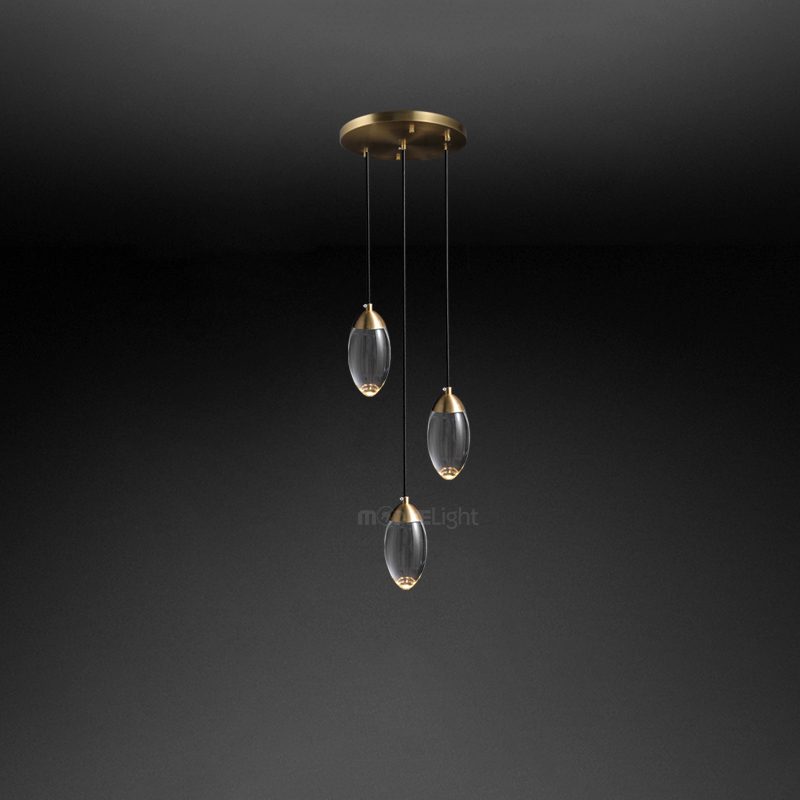 Brass crystal Pendant Lamp