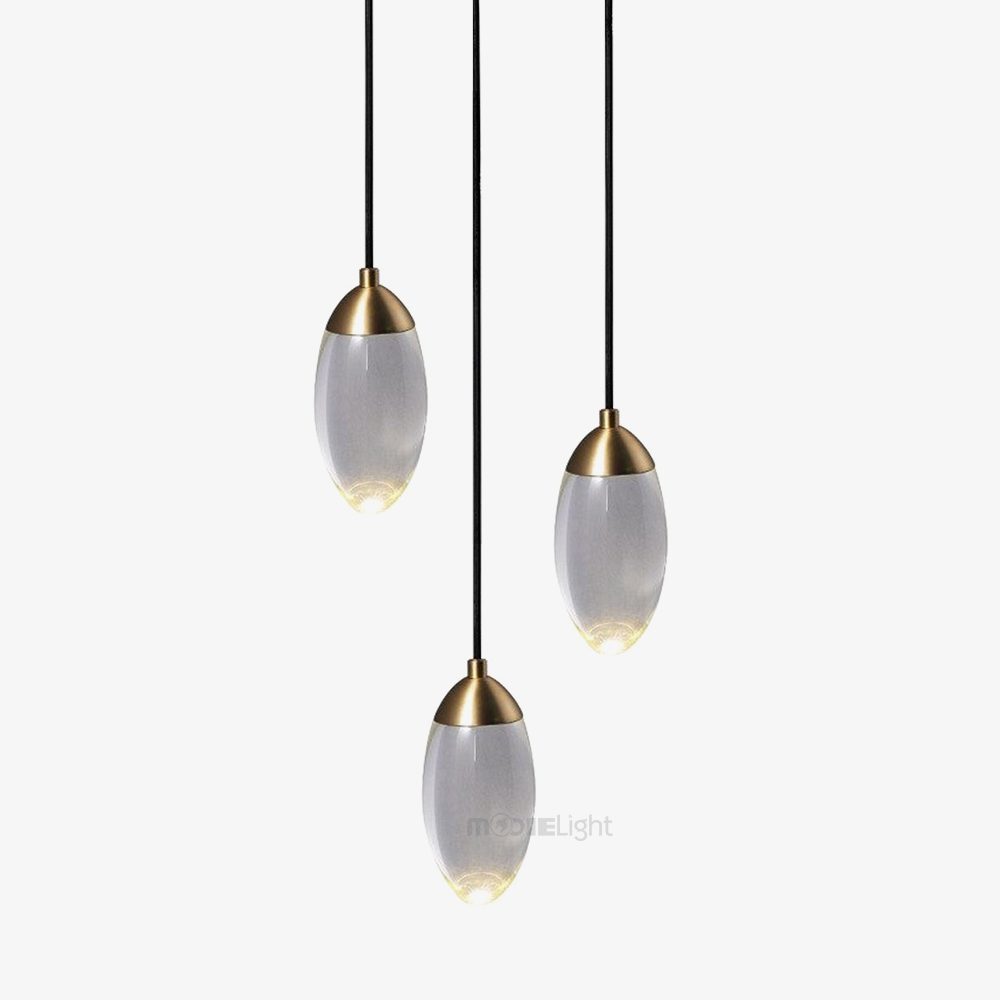 Brass crystal Pendant Lamp