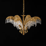 brass-palm-leaf-crystal-chandelier