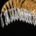 brass-palm-leaf-crystal-chandelier