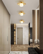 Brass Cap Ceiling Lamp