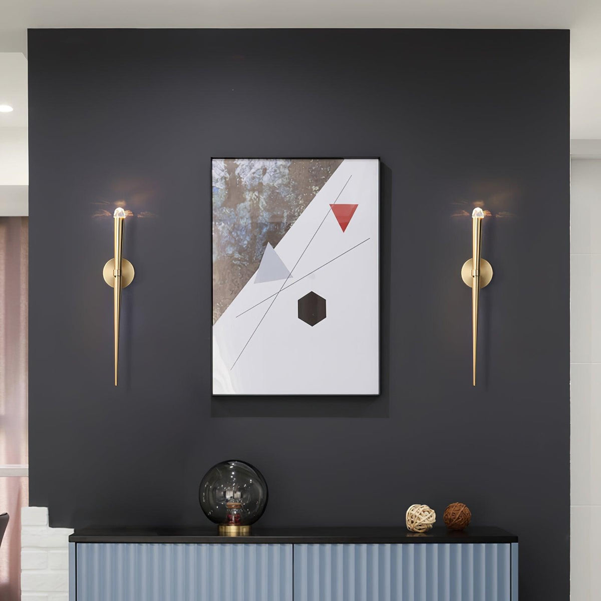 brass-cone-wall-lamp