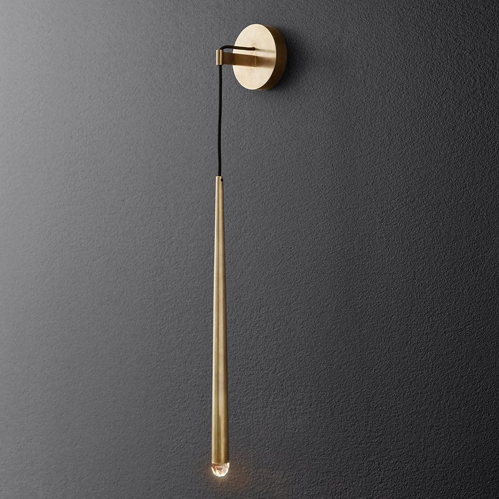 brass-cone-wall-lamp