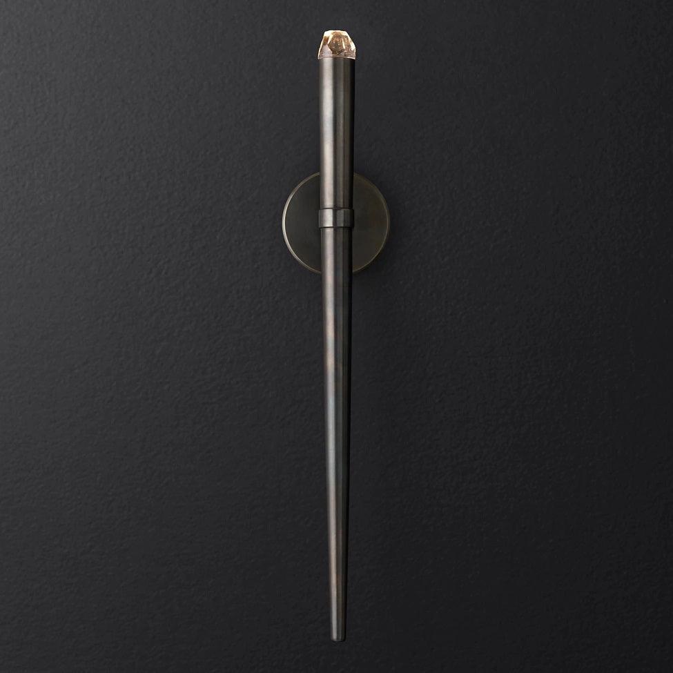 brass-cone-wall-lamp