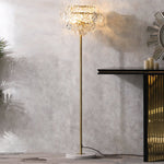 Snowflake Crystal Floor Lamp