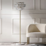 Snowflake Crystal Floor Lamp