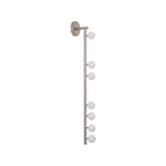 Brass Glass Tube Plug In Wall Lamp