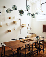 Brass Glass Tube Plug In Wall Lamp