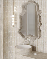 Brass Glass Tube Plug In Wall Lamp