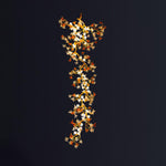 Brass Maple Branch Chandelier