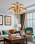 brass-palm-leaf-crystal-chandelier
