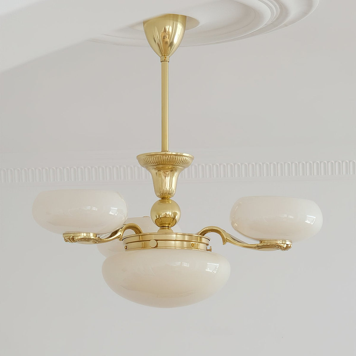 Brass Radiance Orb Chandelier