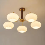 Brass Wooden Persimmon Ceiling Lamp