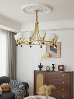 Bravado Chandelier – Modern Brass & Glass Statement Light