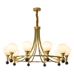 Bravado Chandelier – Modern Brass & Glass Statement Light