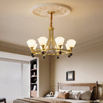 Bravado Chandelier – Modern Brass & Glass Statement Light