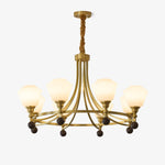 Bravado Chandelier – Modern Brass & Glass Statement Light