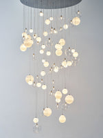Breath of Light Modern Crystal Chandelier for Dining Room and Hotel