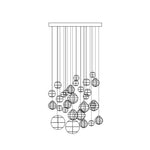 Breath of Light Modern Crystal Chandelier for Dining Room and Hotel