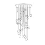 Breath of Light Modern Crystal Chandelier for Dining Room and Hotel