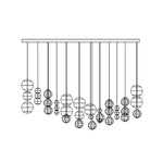 Breath of Light Modern Crystal Chandelier for Dining Room and Hotel