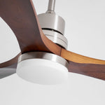 Breeze Master Wooden Ceiling Fan with Integrated LED Light, 48" and 52" Options