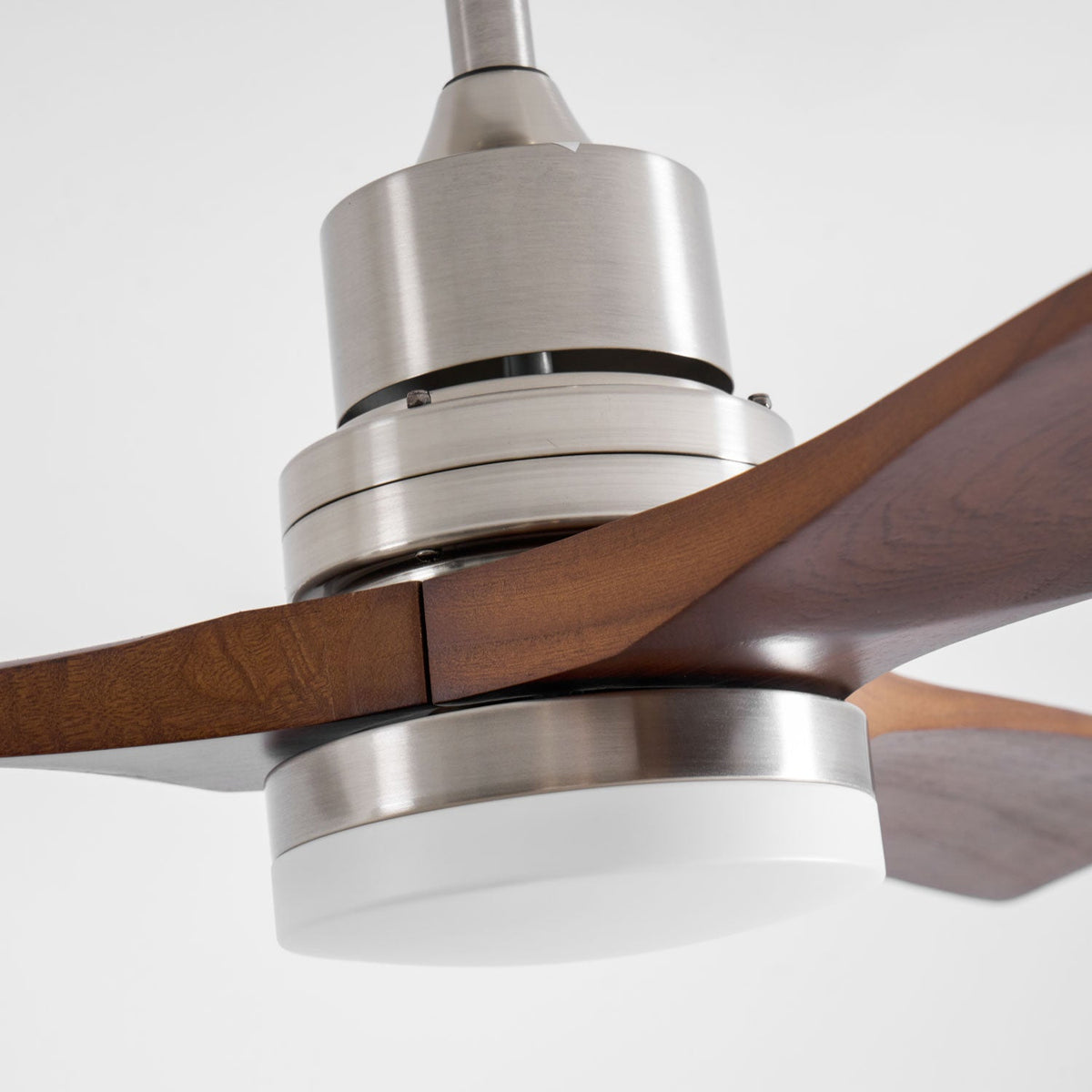 Breeze Master Wooden Ceiling Fan with Integrated LED Light, 48" and 52" Options